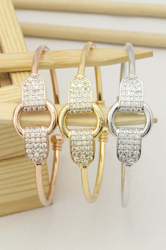 Shine Lock Stainless Steel Bracelet for Women