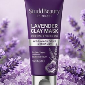 StuddBeauty Skincare: Lavender Clay Mask (Purifying & Nourishing)